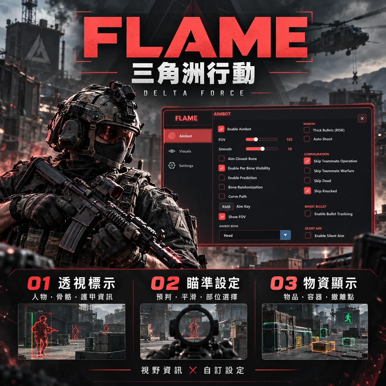 FLAME-Delta Action cheats Purchase